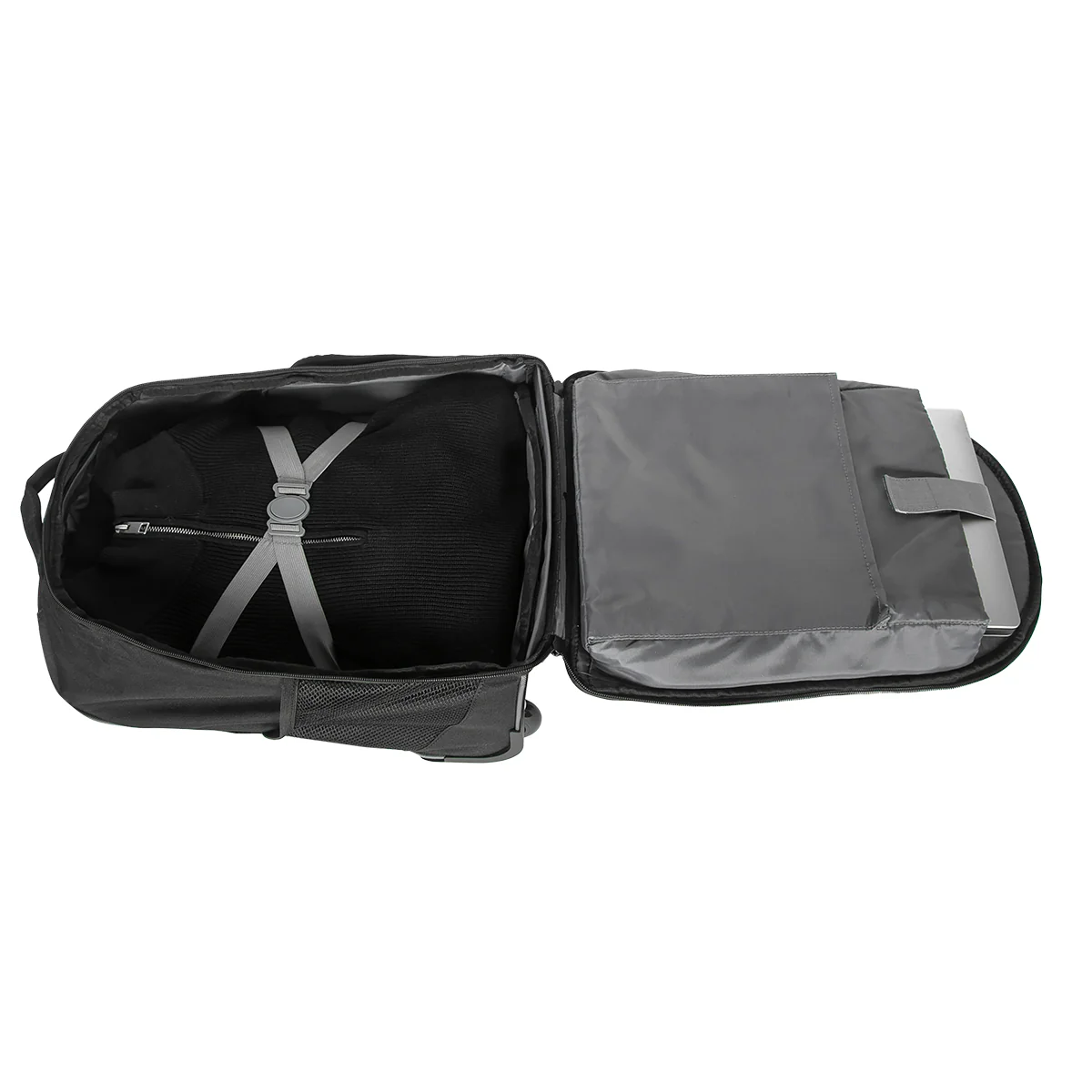 16" Compact Rolling Backpack - Image 4