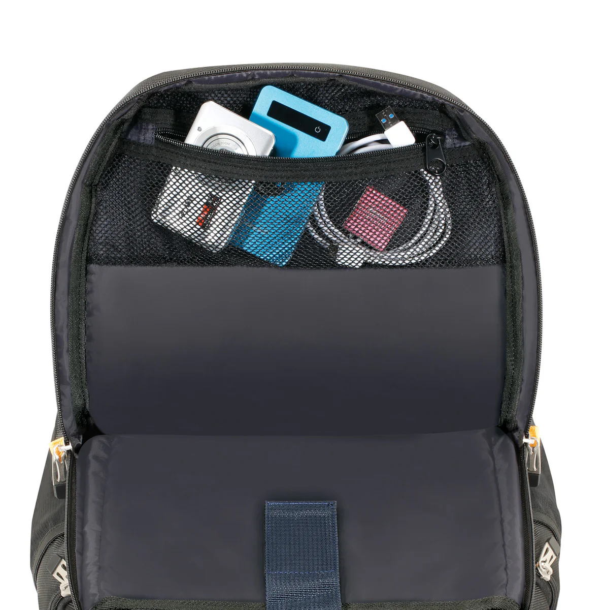 17" Drifter II Laptop Backpack (Black/Gray) - Image 10