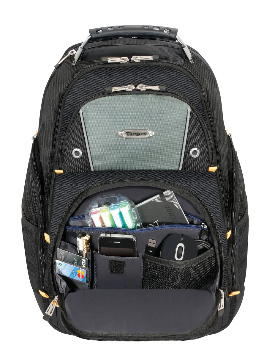 17" Drifter II Laptop Backpack (Black/Gray) - Image 8