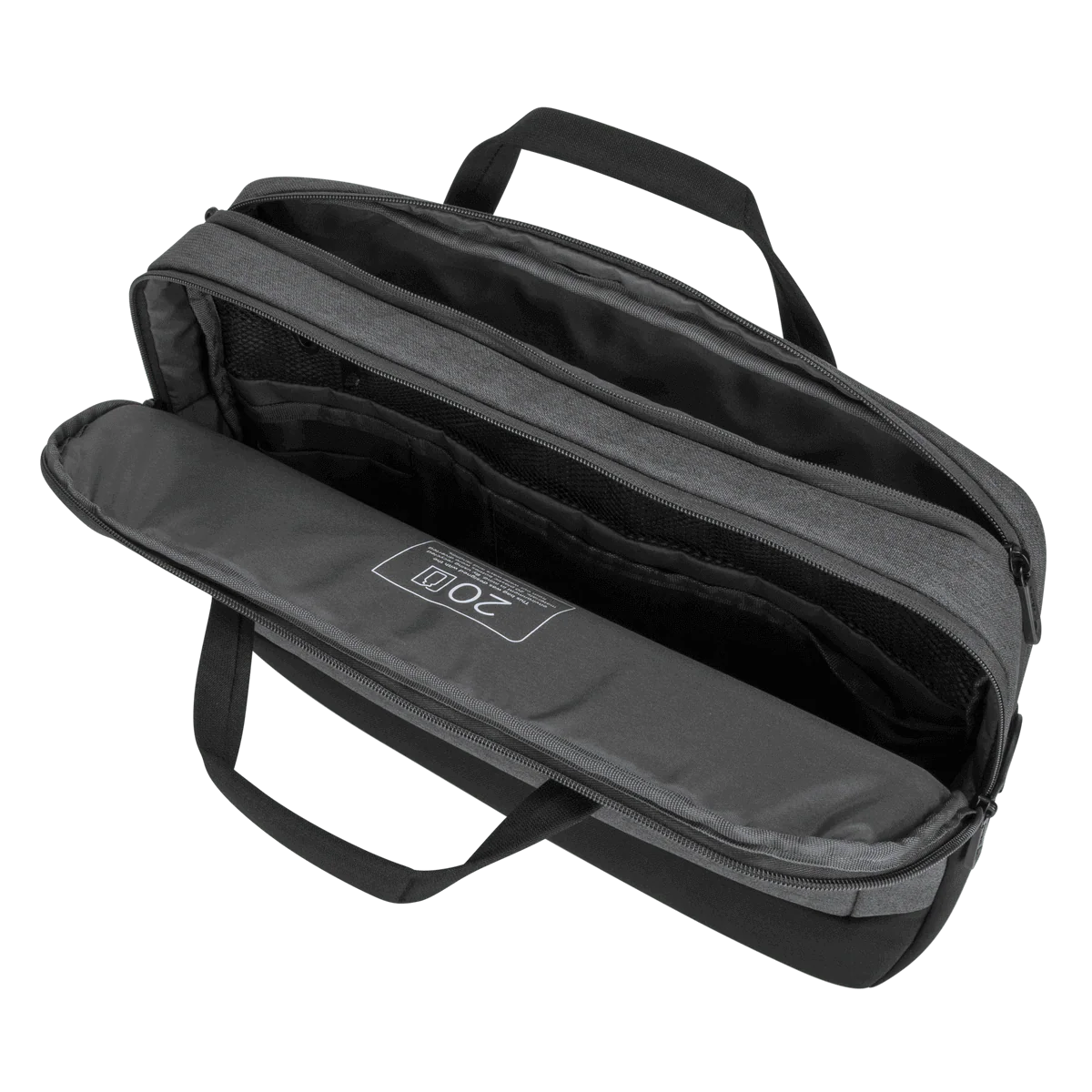 15.6" Cypress Briefcase with EcoSmart® (Light Gray) - Image 6